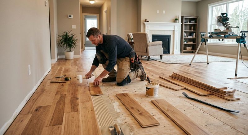 Engineered Wood Installation in San Marcos, CA