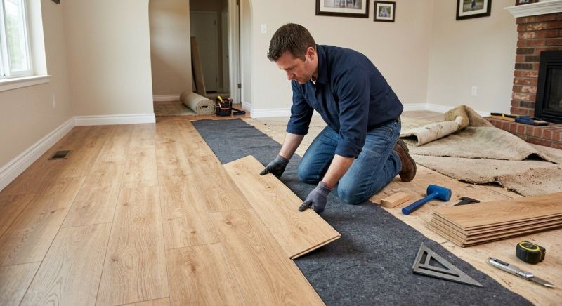 Laminate Floor Remodeling in San Marcos, CA