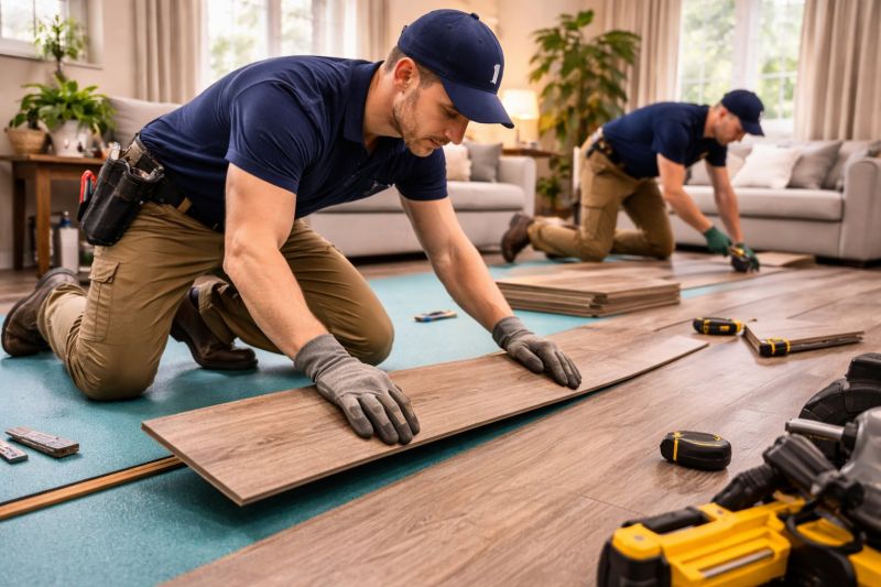 Laminate Floor Replacement in Fallbrook, CA