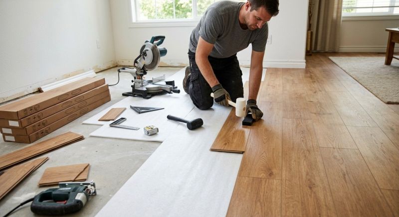 Laminate Floor Replacement in Lakeside, CA