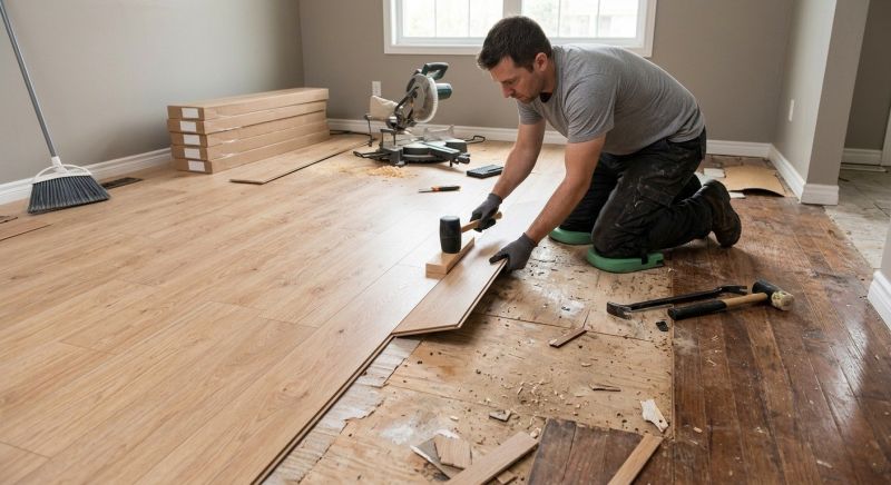 Laminate Floor Replacement in Poway, CA