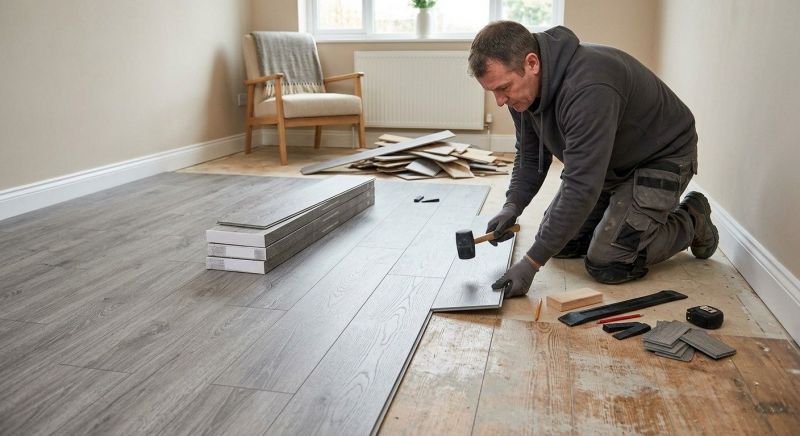 Laminate Floor Replacement in Santee, CA