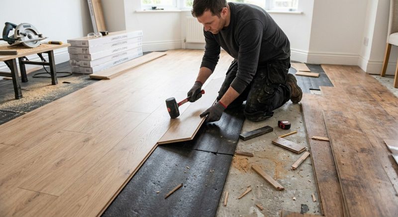 Laminate Floor Replacement in Santee, CA