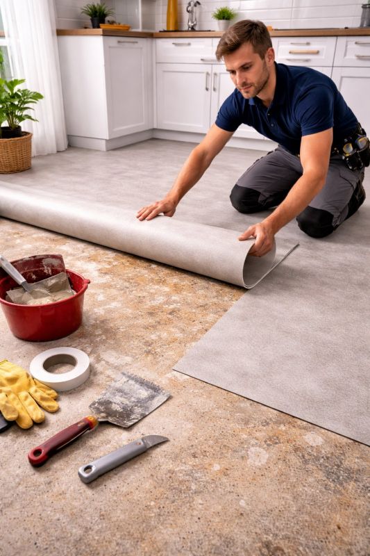 Linoleum Floor Installation in Escondido, CA