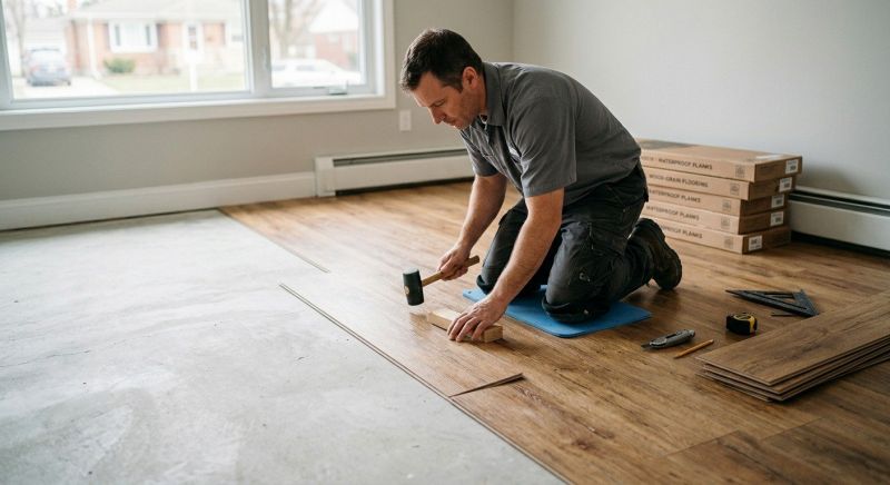 Linoleum Floor Installation in Lakeside, CA