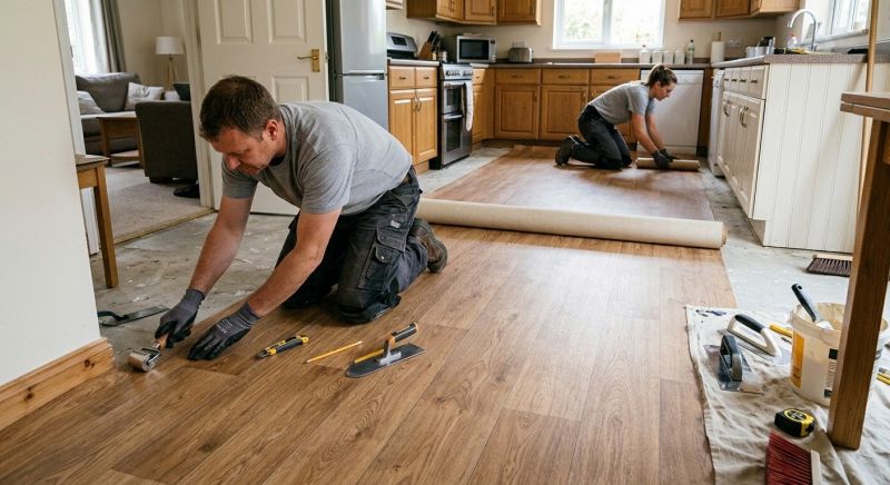 Linoleum Floor Installation in San Marcos, CA