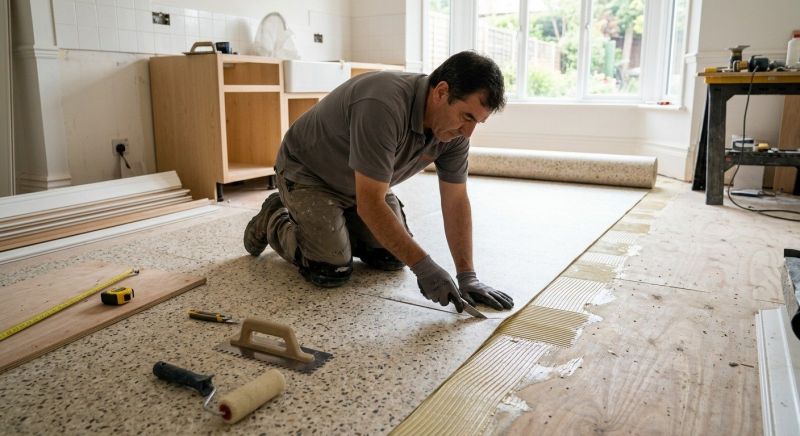 Linoleum Floor Installation in Oceanside, CA