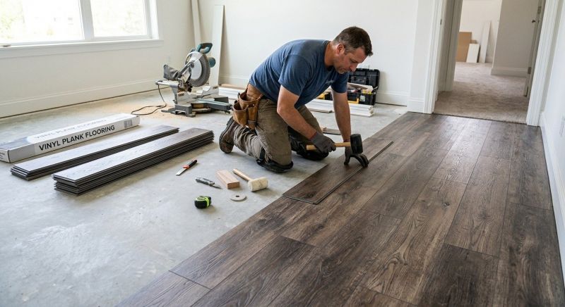 Linoleum Flooring Replacement in San Marcos, CA