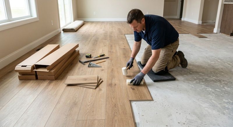 Luxury Vinyl Tile Installation in Del Mar, CA