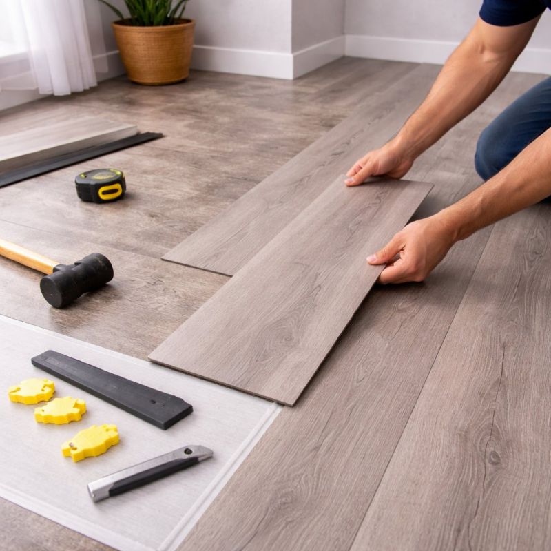 Luxury Vinyl Tile Installation in Del Mar, CA