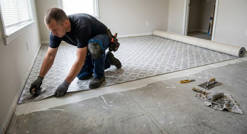Sheet Flooring Installation in Fallbrook, CA