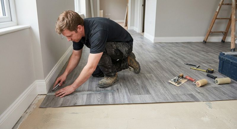 Sheet Vinyl Installation in Encinitas, CA