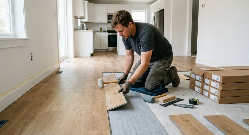 Vinyl Plank Floor Installation in San Marcos, CA